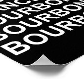 Dasher Dancer Prancer &amp; Bourbon Funny Christma Poster (Hoek)