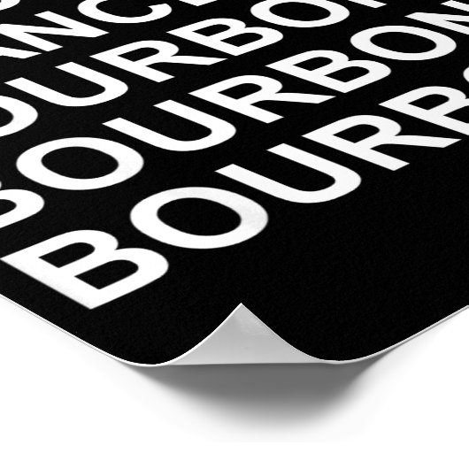 Dasher Dancer Prancer &amp; Bourbon Funny Christma Poster (Hoek)