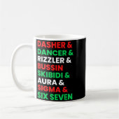 Dasher Dancer Prancer &amp; Rizzler 67 Funny Kids  Koffiemok (Links)