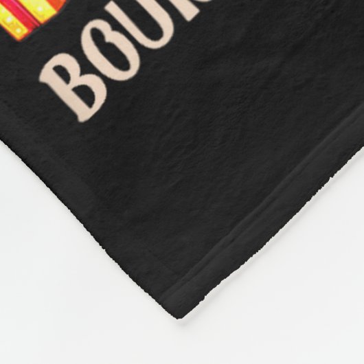 Dasher Dancer Prancer And Bourbon Funny Christmas Fleece Deken (Hoek)