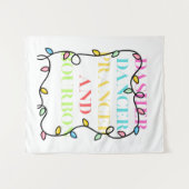 Dasher Dancer Prancer and Bourbon Wandkleed (Voorkant (horizontaal))