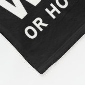 Dasher Dancer Prancer And Bourbon Whiskey Funny Ch Fleece Deken (Hoek)