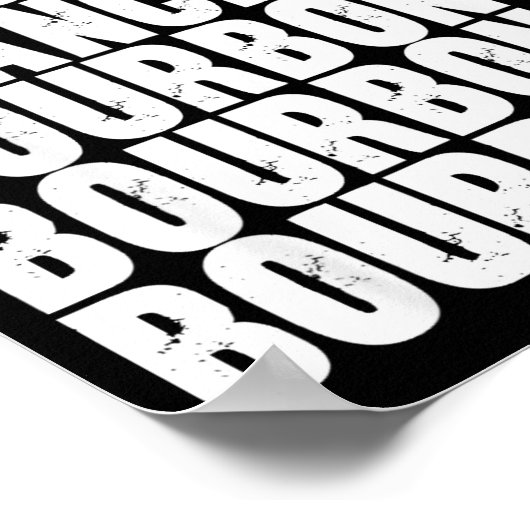 Dasher Dancer Prancer And Bourbon Whiskey Funny Ch Poster (Hoek)