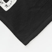 Dasher Dancer Prancer Bourbon Funny Christmas Sant Fleece Deken (Hoek)