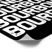 Dasher Dancer Prancer Bourbon Funny Christmas Sant Poster (Hoek)