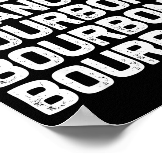 Dasher Dancer Prancer Bourbon Funny Christmas Sant Poster (Hoek)