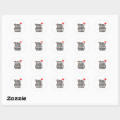Dasher Dancer Prancer & Bourbon Kerst Holi Ronde Sticker (Vel)