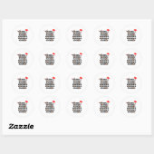 Dasher Dancer Prancer & Bourbon Kerstmis Ronde Sticker (Vel)