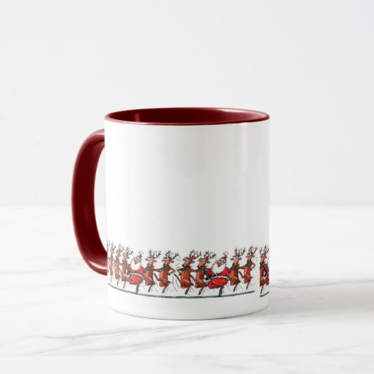 Dasher, Dancer, Prancer, Santa? Mok (Voorkant links)