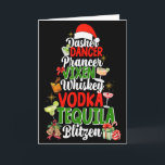 Dasher Dancer Prancer Vixen Moscato Vodka Tequila  Kaart<br><div class="desc">Dasher Dancer Prancer Vixen Moscato Vodka Tequila Blitzen _1</div>