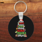 Dasher Dancer Prancer Vixen Moscato Vodka Tequila Sleutelhanger (Voorkant)