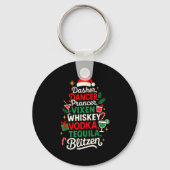Dasher Dancer Prancer Vixen Moscato Vodka Tequila  Sleutelhanger (Voorkant)