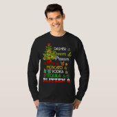 Dasher Dancer Prancer Vixen Moscato Vodka Tequila T-shirt (Voorkant volledig)