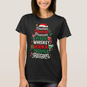 Dasher Dancer Prancer Vixen Moscato Vodka Tequila  T-shirt (Voorkant)