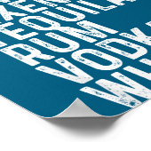 Dasher Dancer Prancer Vixen Tequila Rum Vodka And  Poster (Hoek)