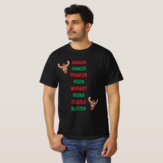 Dasher Dancer T-shirt (Voorkant volledig)