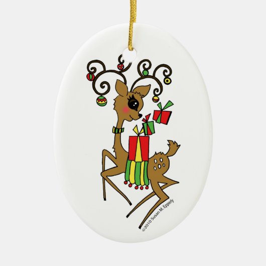 Dasher Keramisch Ornament (Voorkant)