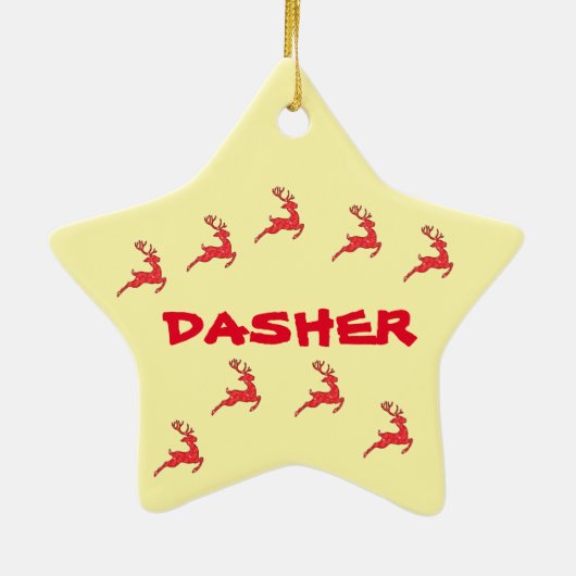 DASHER - ORNAMENT in kleuren (Achterkant)