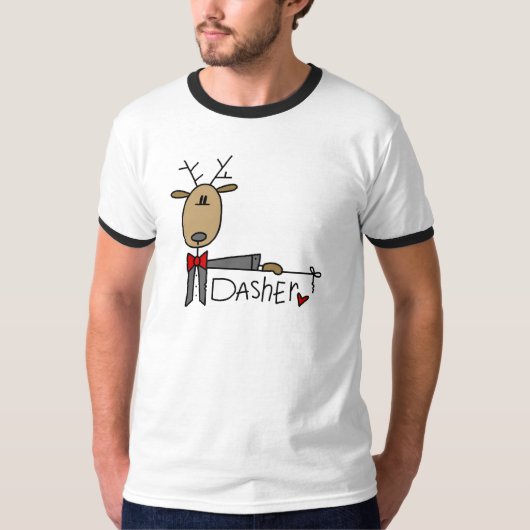 Dasher Reindeer Tshirts en Gifts (Voorkant)