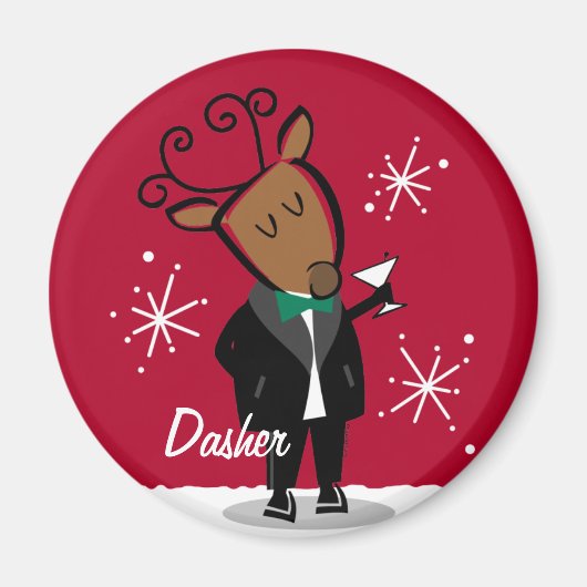 Dasher Rendier Custom Magnet (Voorkant)