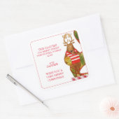 DASHER RENDIER Grote adresenvelop zegels (Envelop)