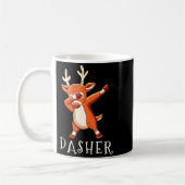 Dasher Santas Reindeers Family Matching Outfit Chr Koffiemok (Links)