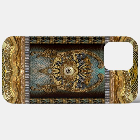 Dashford High Street Baroque Monogram Case-Mate iPhone Case (Achterkant (horizontaal))