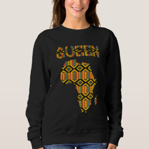 Dashiki Print African Tribal Queen Ethnic Kente Cl Trui