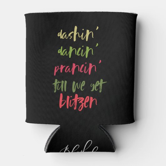 Dashin' Dancin' Prancin' kerstKoelbox Blikjeskoeler (Voorkant)