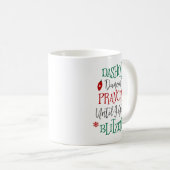 Dashin Dancin Prancin Kerstmis Koffiemok (Voorkant rechts)