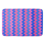 Dashing Blue en Pink Chemistry Bath Mat (Voorkant)