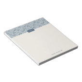 Dashing Boho Ikat Zig Zag Pattern Notitieblok - Bl (Schuin)