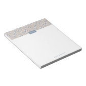 Dashing Boho Ikat Zig Zag Pattern Notitieblok - Ta (Schuin)