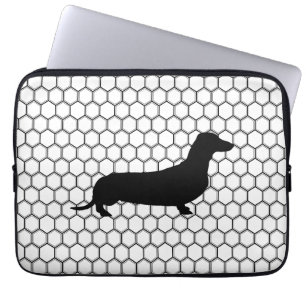Dashing Dachshund Laptop Sleeve