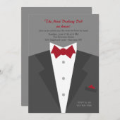 Dashing Dad Vaderdag Invitation Kaart (Voorkant / Achterkant)