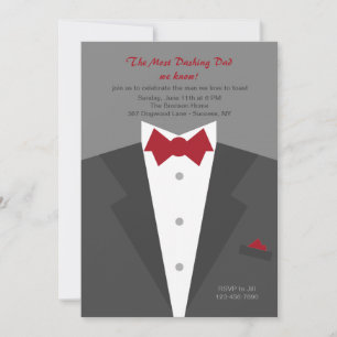 Dashing Dad Vaderdag Invitation Kaart