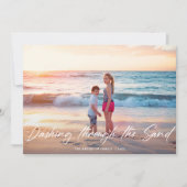 Dashing door de foto van de zand-ventilatie feestdagenkaart (Voorkant)