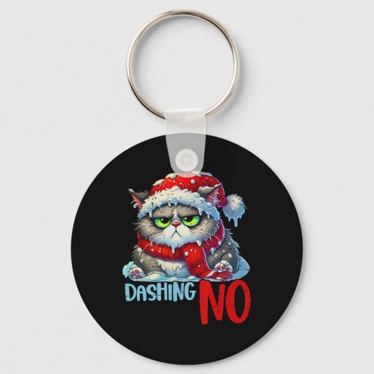 Dashing door de No Funny Sarcastic Christmas C Sleutelhanger (Voorkant)