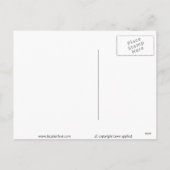 Dashing door de sneeuw feestdagenkaart (Achterkant)