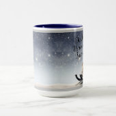 "Dashing door de sneeuw!" Koffie/thee-Mok Mok (Midden)