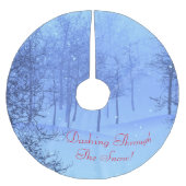 Dashing door de sneeuw! op kerstboom rok (Voorkant)