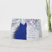 Dashing door de Sneeuwgezegende kerstwensen Feestdagen Kaart (Voorkant)