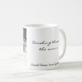 Dashing door de sneeuwMok Koffiemok (Voorkant rechts)