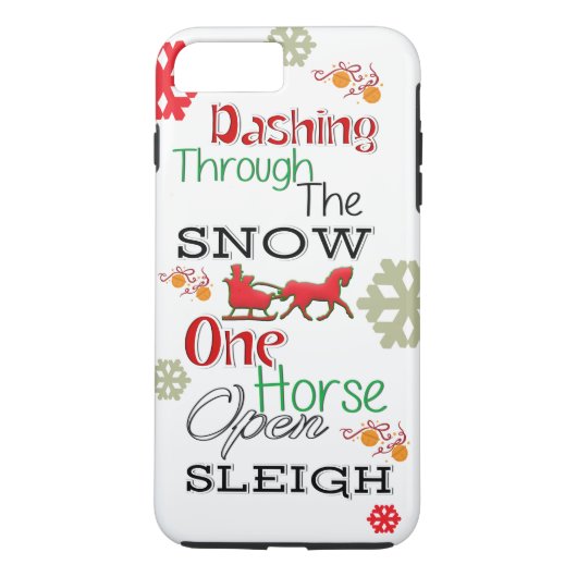 Dashing door de sneeuwzaak iPhone Case-Mate iPhone Case (Achterkant)