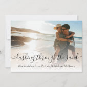 Dashing door de Zand Tropical Holiday Card Kaart (Voorkant)