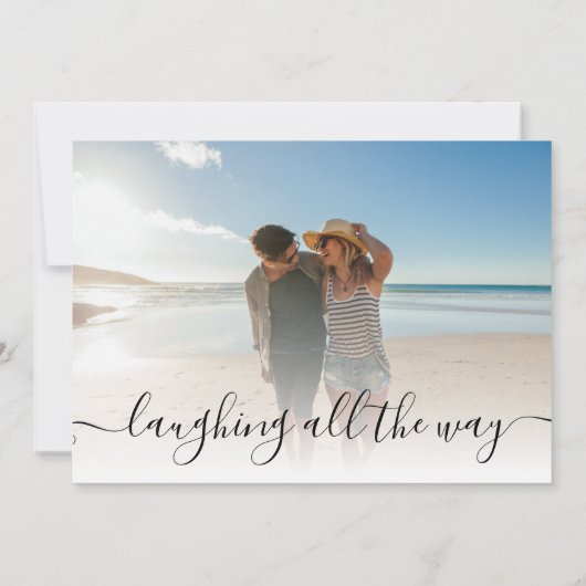 Dashing door de Zand Tropical Holiday Card Kaart (Achterkant)