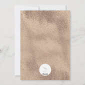 Dashing door de zandstrand kust foto feestdagenkaart (Achterkant)