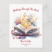 Dashing door het boek briefkaart (Voorkant)