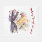Dashing door het boek fleece deken (Voorkant (Horizontaal))