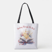 Dashing door het boek tote bag (Achterkant)